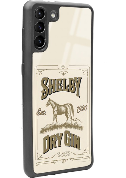 Samsung Galaxy S-21 Plus Peaky Blinders Shelby Dry Gin Tasarımlı Glossy Telefon Kılıfı fiyatları