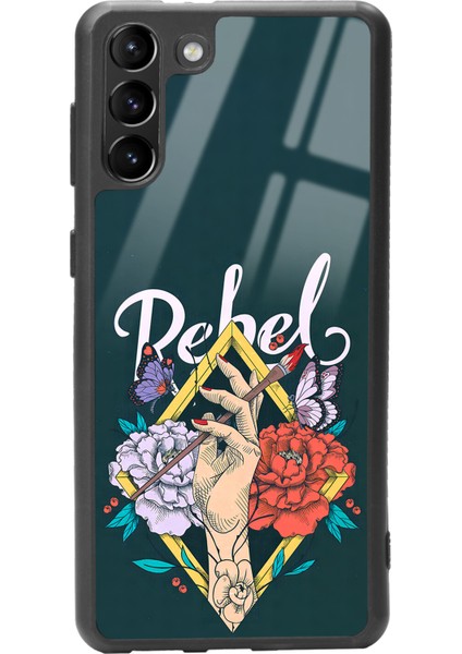 Samsung Galaxy S-21 Plus Rebel Tasarımlı Glossy Telefon Kılıfı