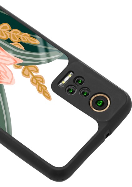 General Mobile Gm 22 Pro Beyaz Karanfil Tasarımlı Glossy Telefon Kılıfı modelleri