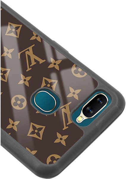 Oppo A5S Kahverengi Lv Tasarımlı Glossy Telefon Kılıfı modelleri