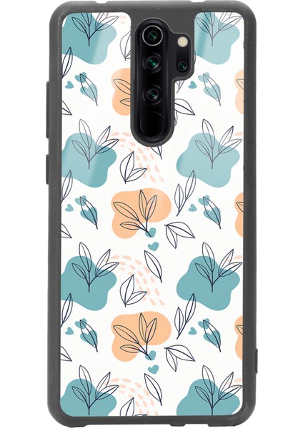 Xiaomi Redmi Note 8 Pro Minik Yapraklar Tasarımlı Glossy Telefon Kılıfı