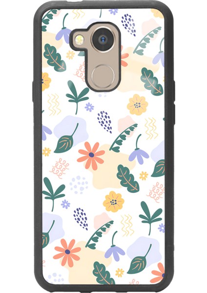 General Mobile Gm 8 Minik Çiçekler Tasarımlı Glossy Telefon Kılıfı