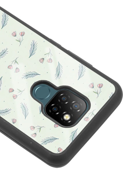 General Mobile Gm 20 Yeşil Yapraklı Tasarımlı Glossy Telefon Kılıfı modelleri