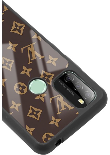 P13 Blue Max 128 Kahverengi Lv Tasarımlı Glossy Telefon Kılıfı modelleri