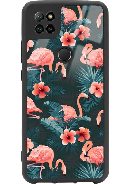 Casper E30 Flamingo Leaf Tasarımlı Glossy Telefon Kılıfı