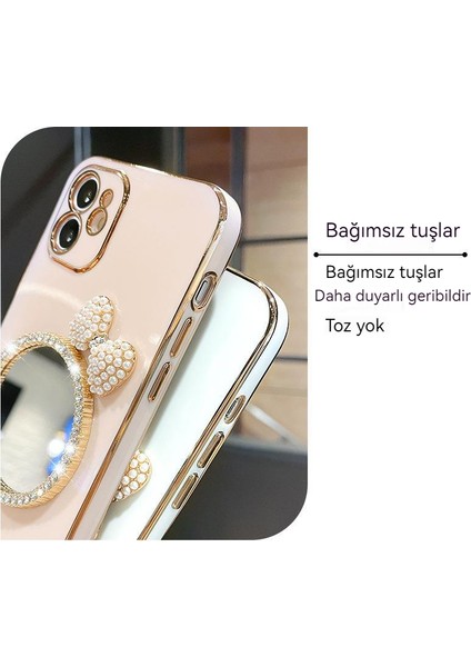 iphone 11 Çok Fonksiyonlu Ayna Tam Koruma Kılıf Kamera Korumalı(Yurt Dışından)