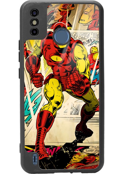 Casper E30 Iron Man Demir Adam Tasarımlı Glossy Telefon Kılıfı