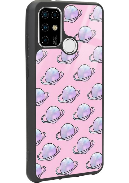 Casper F20 Pembe Saturn Tasarımlı Glossy Telefon Kılıfı