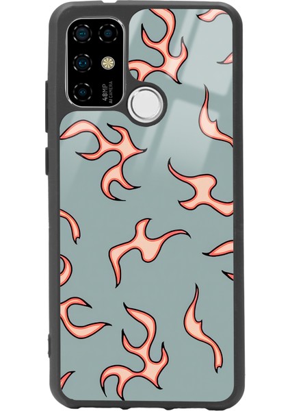 Casper F20 Retro Alev Tasarımlı Glossy Telefon Kılıfı