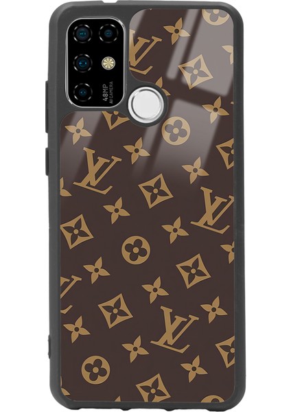 Casper F20 Kahverengi Lv Tasarımlı Glossy Telefon Kılıfı