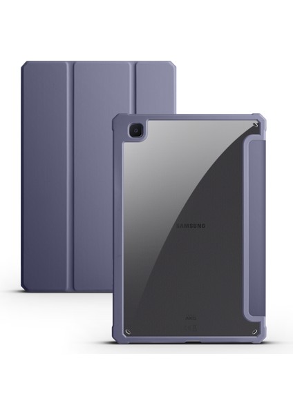 Samsung Galaxy Tab S6 Lite Mor Için 3 Katlı Tablet Kutusu (Yurt Dışından)