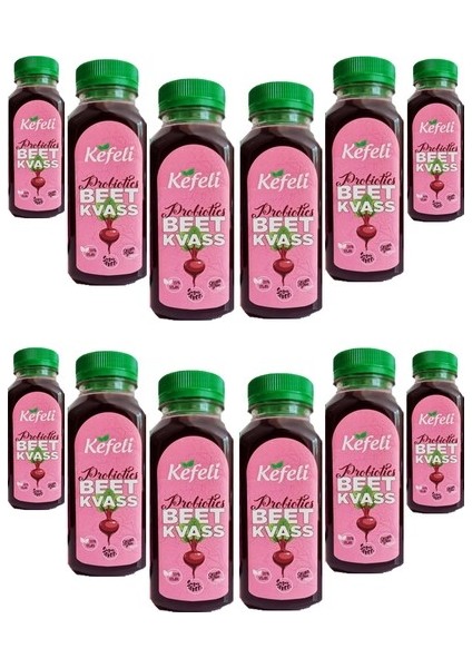 Kefeli Beet Kvass Pancar Suyu 12 x 250 ml