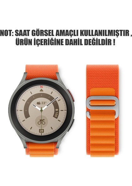 Samsung Galaxy Watch 5 40MM Kordon Alpine Loop Turuncu
