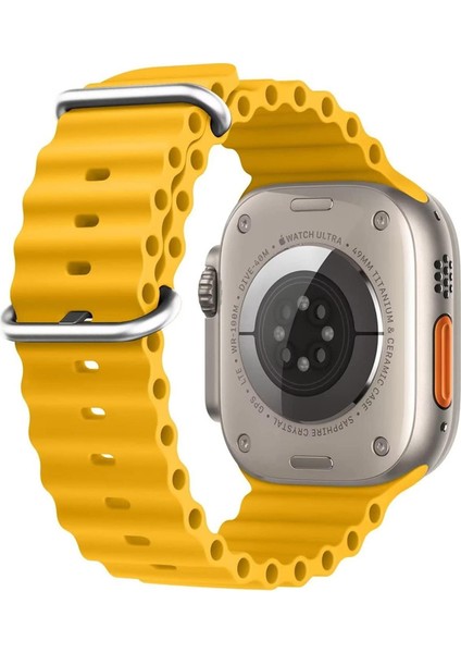 Apple Watch Series 8 41MM Kordon Ocean Band Sarı
