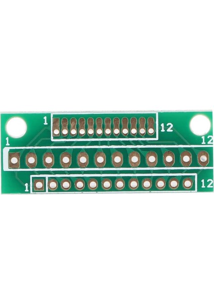 Roba 12 Pin 1.27MM 2mm 2.54MM Çeviri Dönüştürücü Adaptör Pcb Kart Kablosuz Modül Jtag LCD