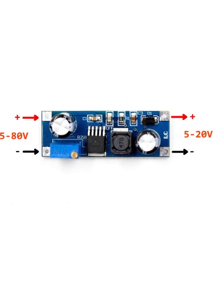 Roba XL7015 Ayarlanabilir 80V To 5-20V 0.8A Güç Kaynağı Voltaj Düşürür