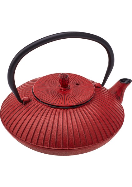 Japanese Döküm Demlik/Teapot 800 Ml Kırmızı