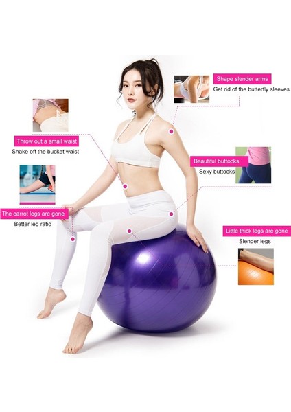 Patlamaya Dayanıklı Yoga Fitness Topu (Yurt Dışından) modelleri