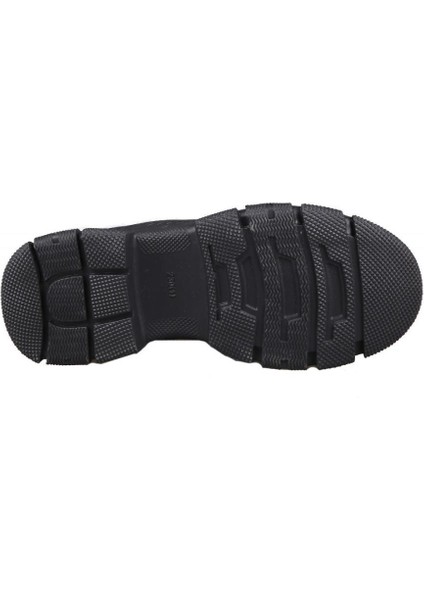 22K310-5 Dolgu Topuk Siyah Kadın Sneakers