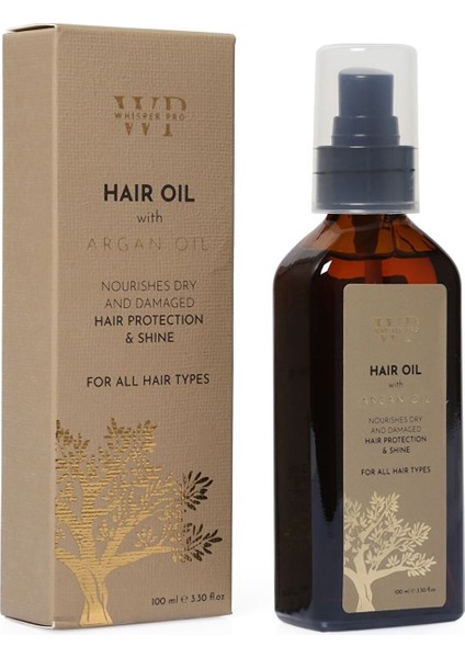 Whisper Pro Argan Oil Işıltı Ve Parlaklık Veren Yoğun Nemlendirici Argan Yağı 100 Ml