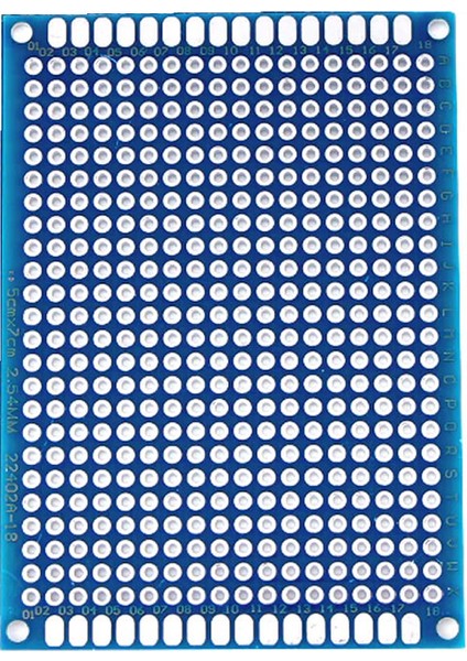 Roba 5cm x 7cm 18X24 Proto Pcb Pertinaks Elektronik Devre Prototip Deney Kartı Fr4 Delikli Plaket
