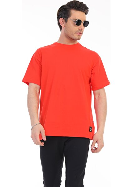 Ense Baskılı Kırmızı Erkek Tshirt MC5676