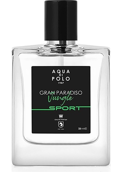 Aqua Di Polo 1987 Iseo Sense 50 ml Kadın ve Gran Paradiso Jungle Sport 50 ml Erkek 2'li Parfüm Seti