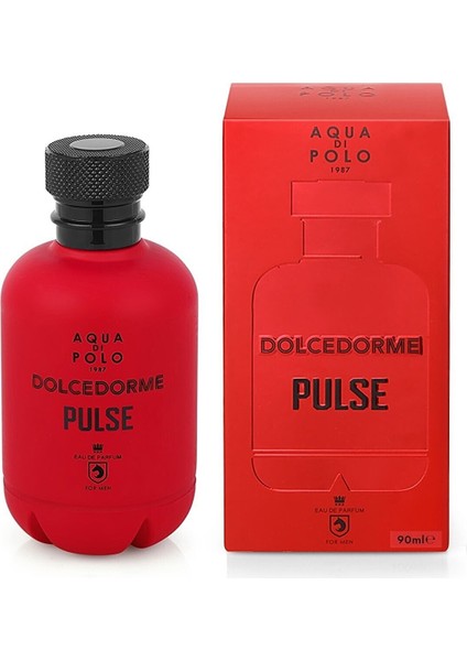 Plastik / Silikon Siyah Erkek Kol Saati ve Dolcedorme Pulse 90 ml Erkek Edp Parfüm