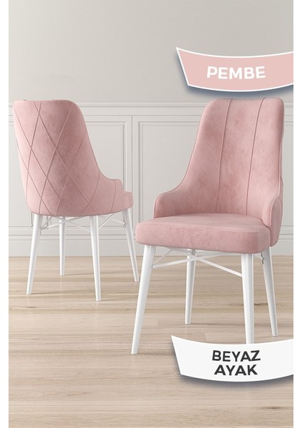 Concept Lia Serisi Beyaz Mermer Desen Açılabilir 80X132 Yemek Masası Takımı 4 Sandalye fırsatları