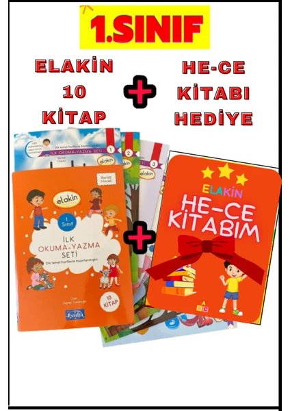 Parıltı Yayınları Pltı Elakin Oku Anla Seti 11 Kitap Renkli Heceli (Ciltli)