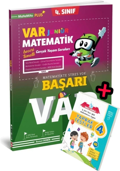 Arı Yayıncılık 4.Sınıf Matematik Junior Var Soru Bankası