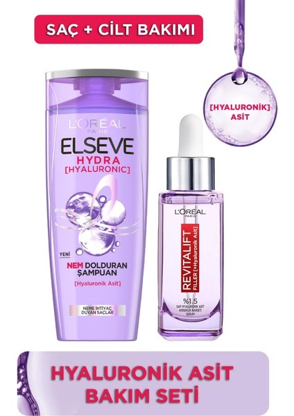 Hyaluronic Şampuan + Revitalift Filler Serum Bakım Seti
