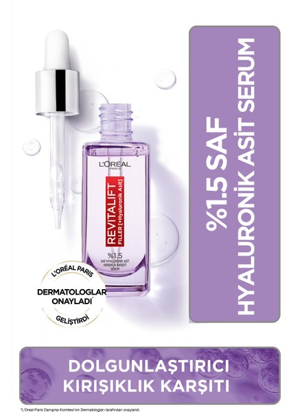 Hyaluronic Şampuan + Revitalift Filler Serum Bakım Seti