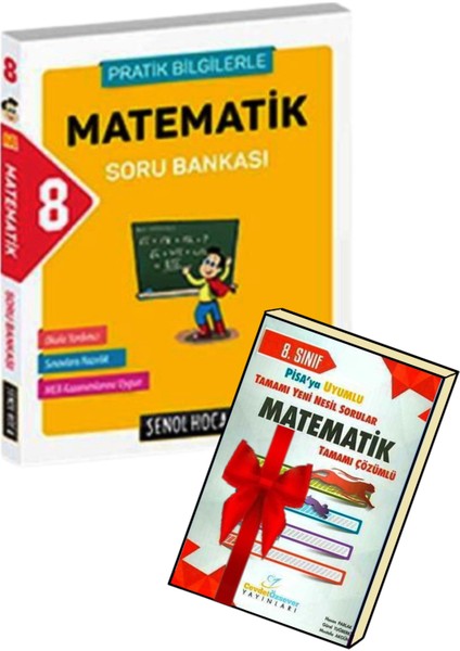 Şenol Hoca Yayınları LGS Matematik 8 Soru Bankası (Ciltli)