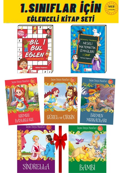 1. Sınıflar Için En Eğlenceli Kitaplar Hemde Hikaye Seti