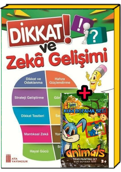 4. Sınıf Dikkat Ve Zeka Gelişimi+Kum Boyama Seti