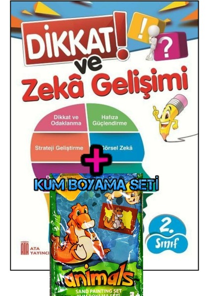 Dikkat Ve Zeka Gelişimi - 2. Sınıf + Kum Boyama Seti