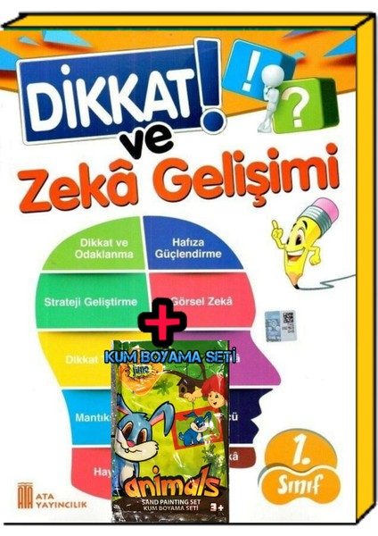 Dikkat Ve Zeka Gelişimi - 1. Sınıf + Kum Boyama Seti