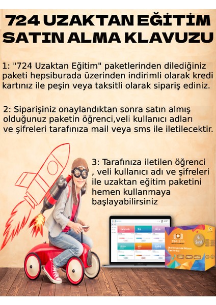 724 Uzaktan Eğitim 6. Sınıf Paketi