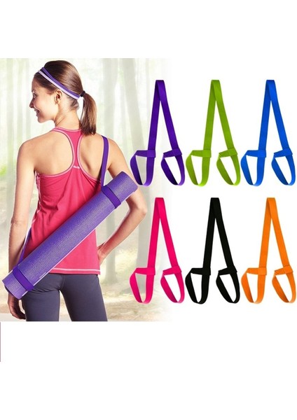 Omuz Askısı Geri Çekilebilir Kablo Bağı Yoga Mat Ayarlanabilir Fitness Kemeri