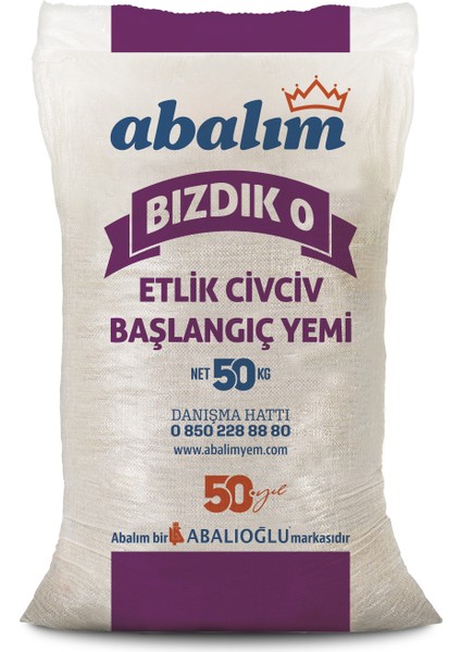 Bızdık 0 Etlik Civciv Başlangıç Yemi 20 Kg