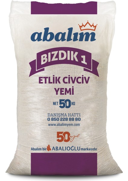 Bızdık 1 Etlik Civciv Yemi 25 Kg