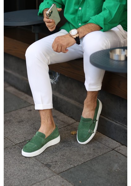 - Yeşil Süet Sneakers Erkek Ayakkabı modelleri