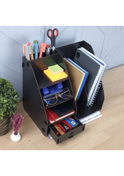 Focus Modest Çekmeceli A4 Evrak Rafı Masaüstü Organizer