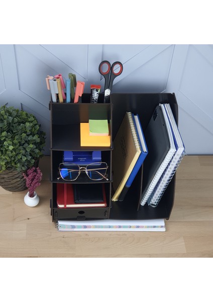 Focus Modest Çekmeceli A4 Evrak Rafı Masaüstü Organizer