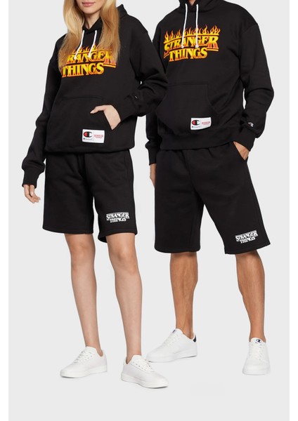 Logolu Regular Ft Kapüşonlu Kanguru Cepli Pamuklu Sweat Unisex Sweat 217780 Kk 003