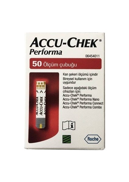 Accu Chek Performa Nano Stribi 50 Adet