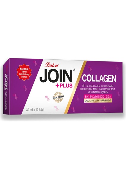 Join+Plus Collagen 30 ml x 10 Adet x 3 Adet