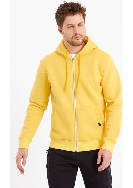 Fermuarlı Sweatshirt Kapüşonlu Sarı 0019882 modelleri
