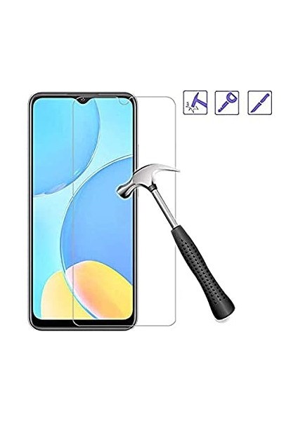 Samsung Galaxy M22  Cam Ekran Koruyucu 9h Sert Şeffaf